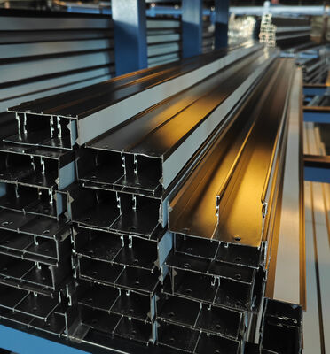 ألومنيوم شحنات نافذة البوتيو الملفات الشخصية غطاء مسحوق البرونز