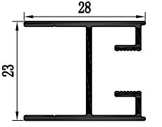 جنوب إفريقيا الملفات التجارية المنسوجة للنوافذ من الألومنيوم 6063 طلاء مسحوق