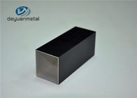 T4 سبيكة 6063 6061 أنبوب مربع من الألومنيوم المبثوق مع شهادة ISO9001